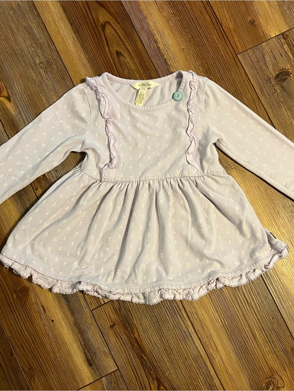⭐️Bundle 5 for $30 - Matilda Jane Lilac Long-Sleeve Ruffle Tunic